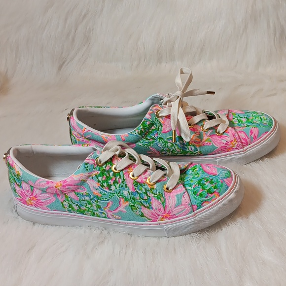 Lilly Pulitzer Abigail Sneaker Sz 10M - Picture 4 of 12